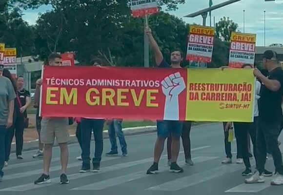 Após ‘fazer o L’, esquerda do IFMT cobra Lula e faz greve, em MT