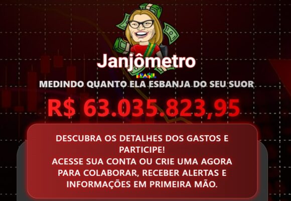 Deputado cria “Janjômetro” para fiscalizar gastos de Janja