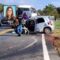 Choque entre carro e caminhonete mata motorista e fere prefeita em MT