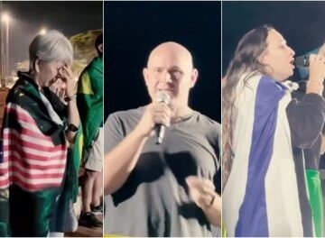 Abilio ora em frente casa de Bolsonaro: “Deus não se agrada com injustiça”