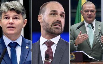 Eduardo Bolsonaro orienta aliados de MT a apoiarem Fagundes e Medeiros